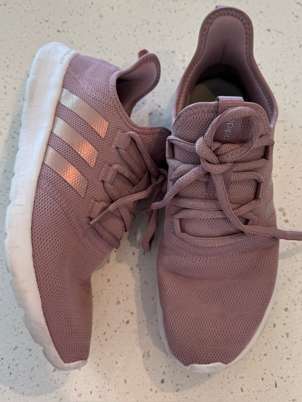 9.5 Adidas Women’s Cloudfoam Pure 2.0 Running Shoe Lavender Purple Sneakers